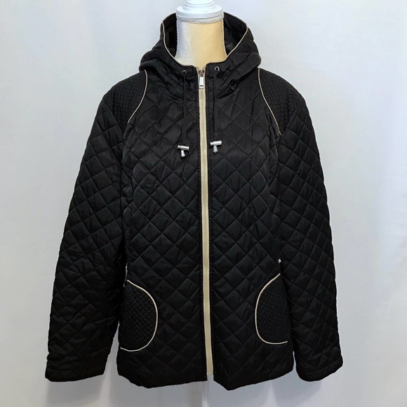 ❌SOLD❌ Nautica Lightweight Puffer Jacket Women 2X - Picture 2 of 13